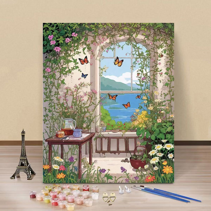 Scenic Garden Paint by Numbers Art Kit Kalsten