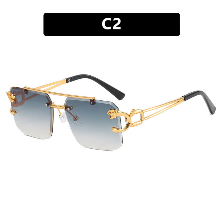Women's square sunglasses with elegant decorative details Kalsten
