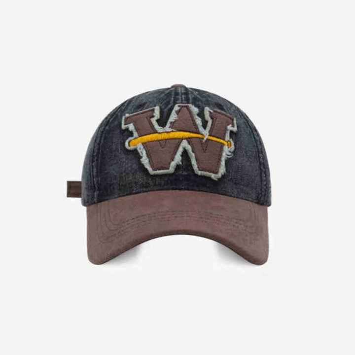 Men's Distressed Denim Baseball Cap Kalsten