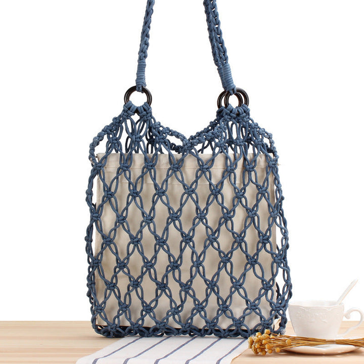 Fashionable Macrame Tote Bag Kalsten