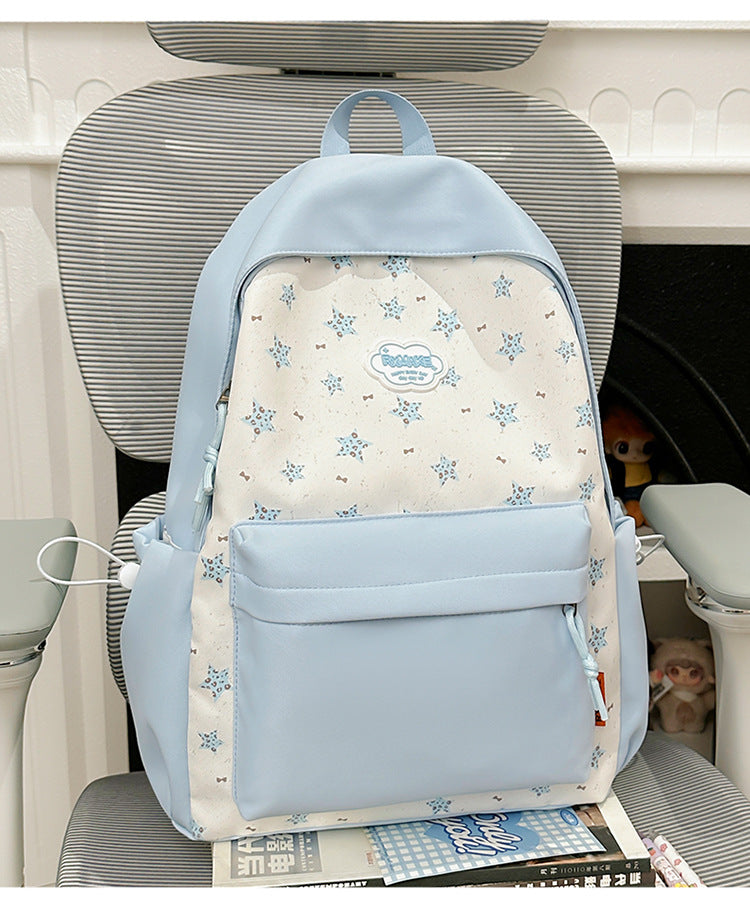 Playful Floral Print Backpack Kalsten