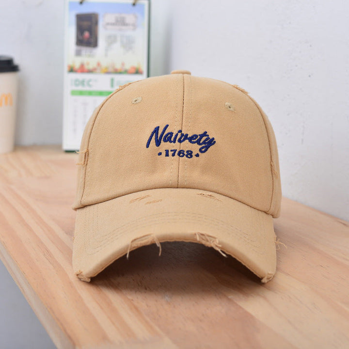 Men's Distressed Vintage Cotton Baseball Cap Kalsten