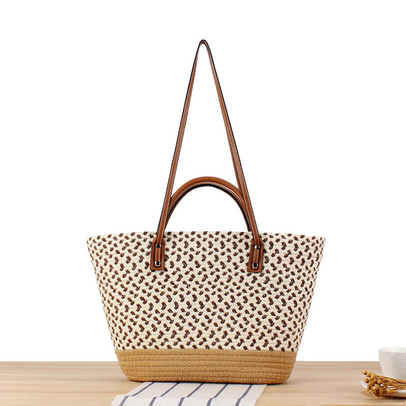 Trendy Woven Tote Bag Kalsten