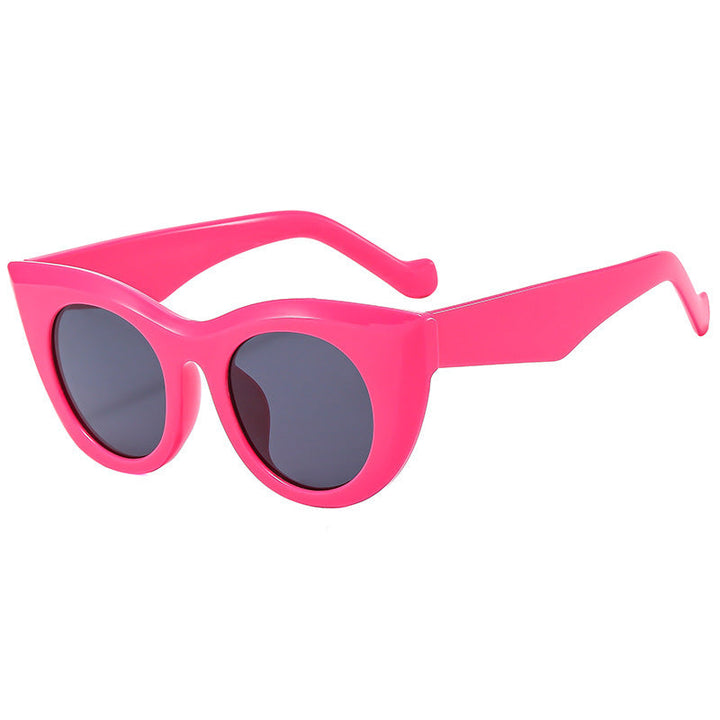 Women's Cat-Eye Sunglasses with Transparent Frame and Polarized Lenses Kalsten