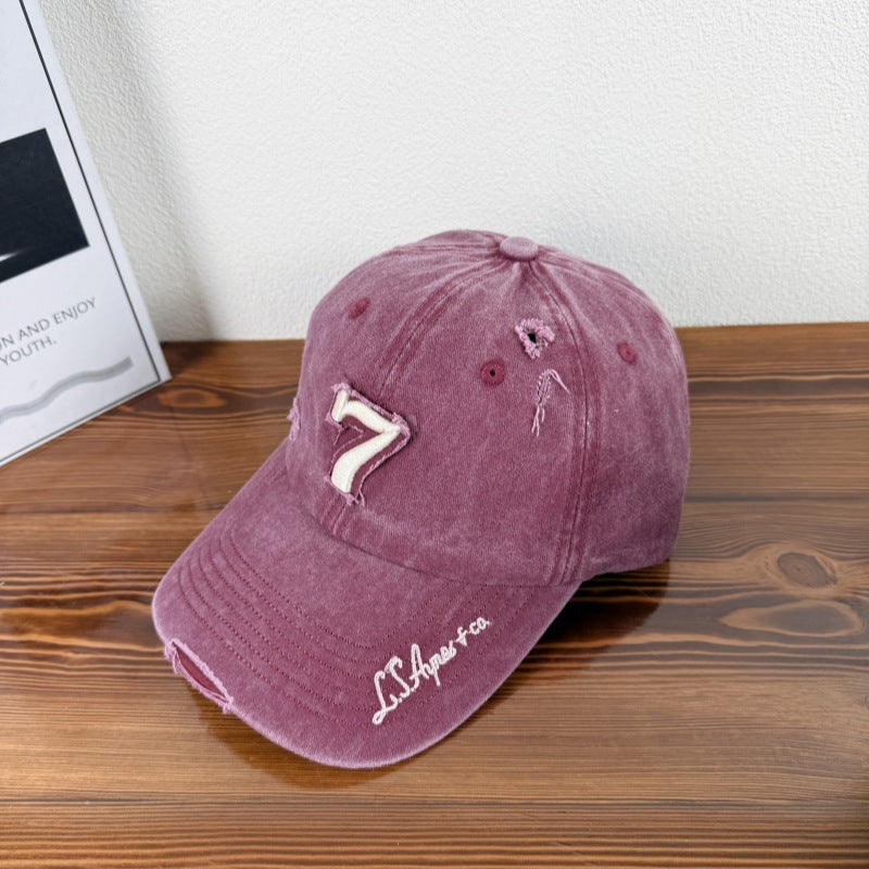 Men's Distressed Vintage Baseball Cap Kalsten