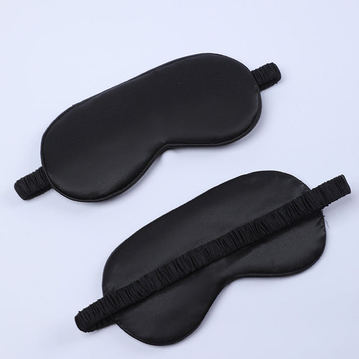 Women's nano silk sleep mask with padded eye area, adjustable elastic band, and storage pouch Kalsten