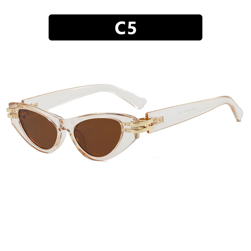 Ladies Cat-Eye Sunglasses with Luxurious Accents Kalsten