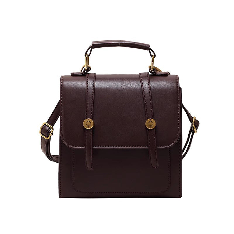 Textured Vegan Leather Satchel Kalsten