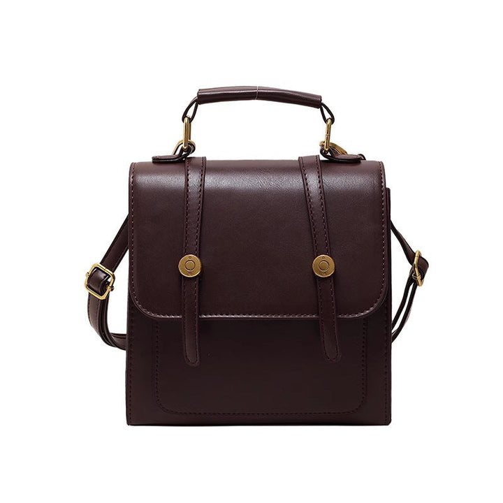 Textured Vegan Leather Satchel Kalsten