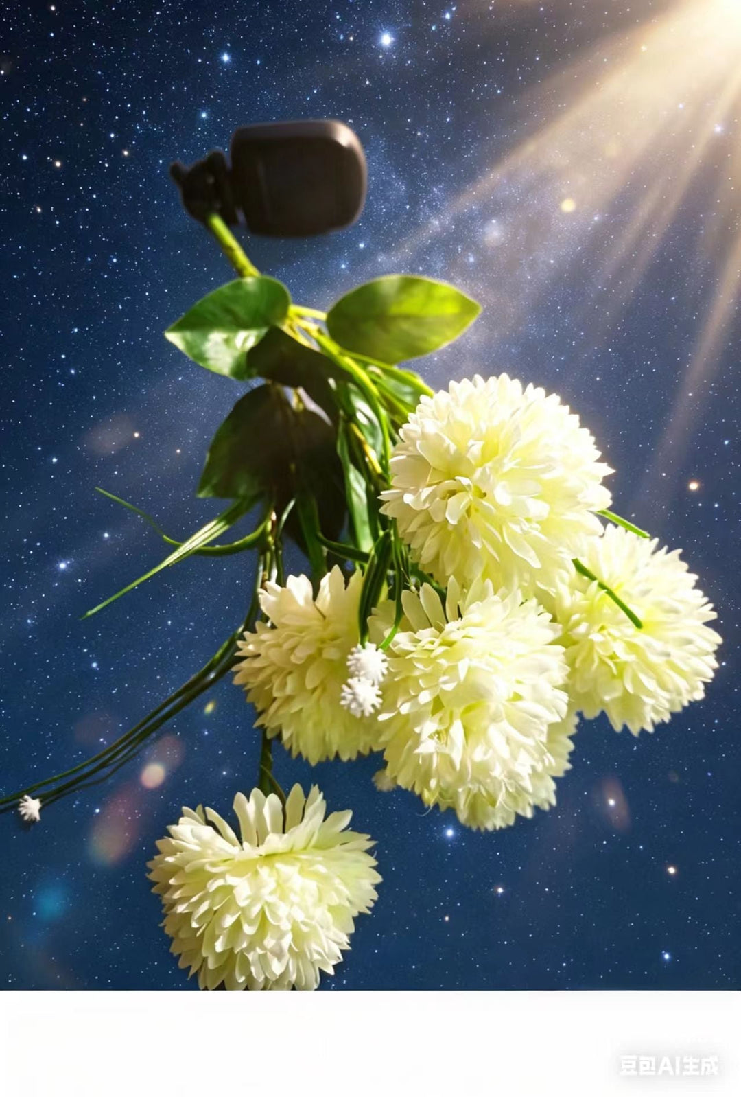Solar-Powered Realistic Camellia Floral Garden Stake Lights With Adjustable LED Heads And Stainless Steel Spike Kalsten