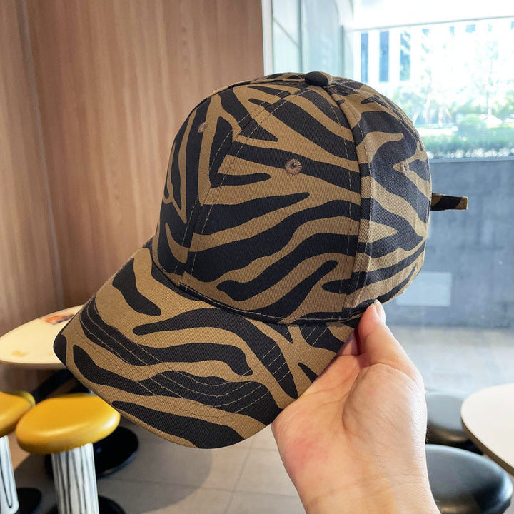 Women's Trendy Animal Print Adjustable Baseball Cap Kalsten