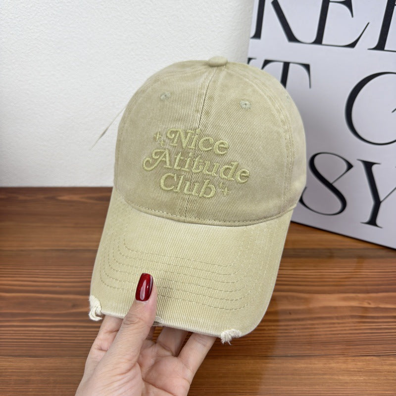Men's Distressed Cotton Baseball Cap Kalsten 1784270476