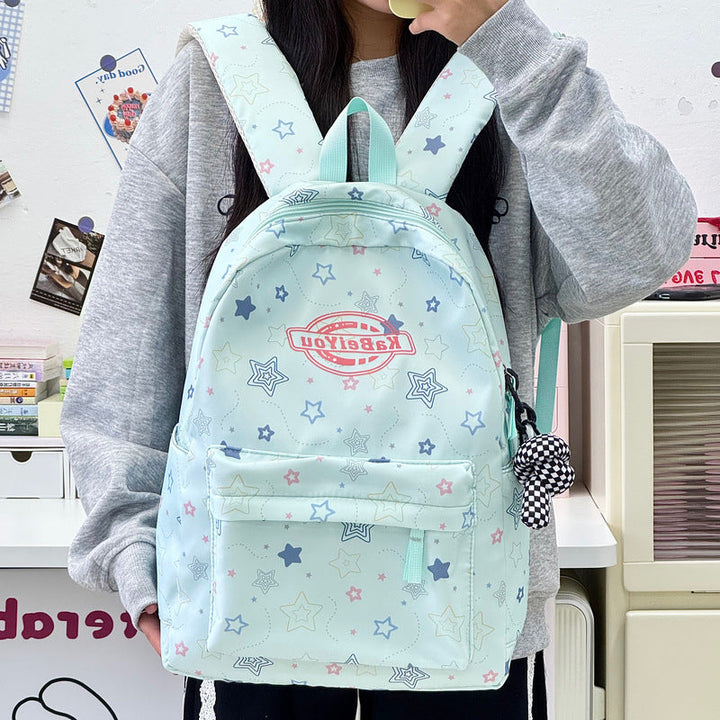 Star-Themed Multi-Compartt Backpack Kalsten