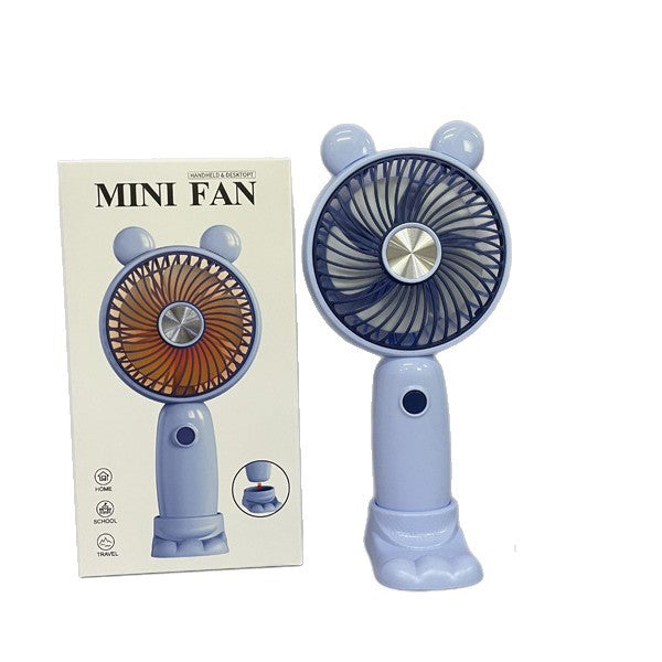 Unisex Portable Handheld Fan with LED Lighting and Creative Design Kalsten