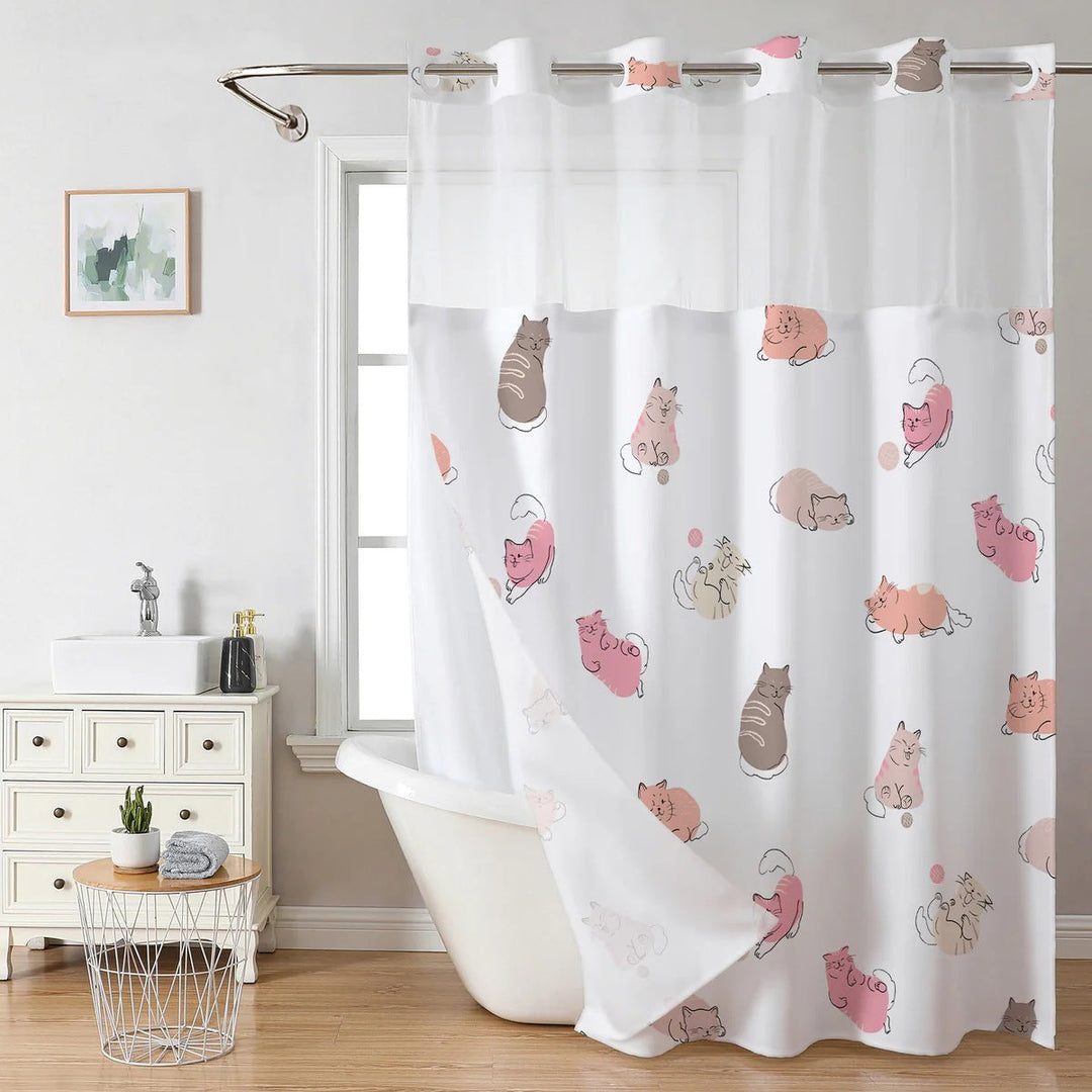 Artistic Floral Shower Curtain Kalsten