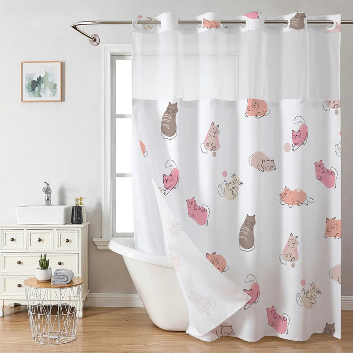 Artistic Floral Shower Curtain Kalsten