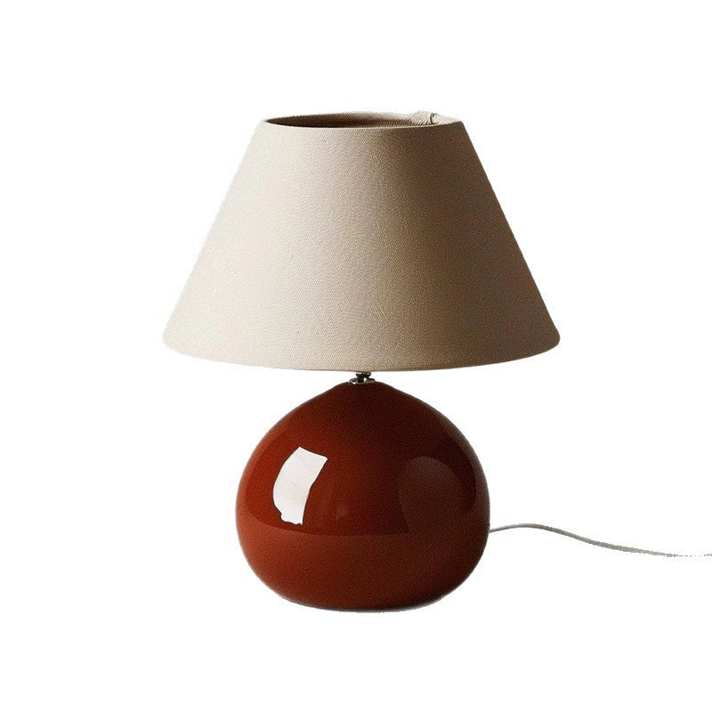 French Vintage Chestnut-Style Table Lamp | Kalsten