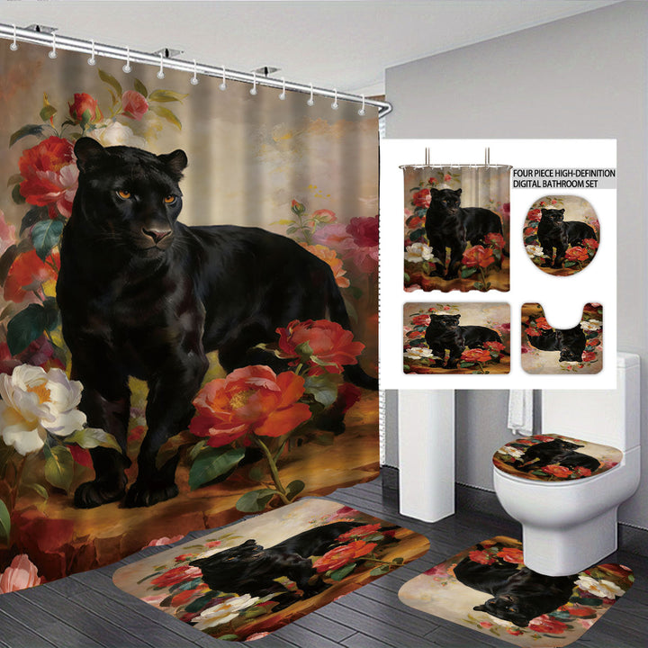 Autumn Leaves Digital Bathroom Set Kalsten