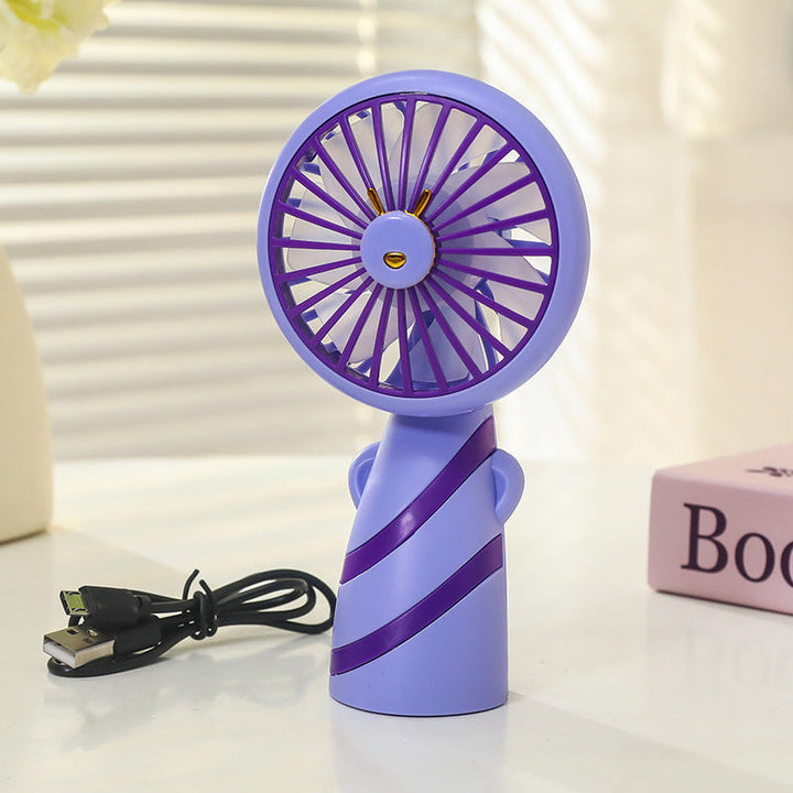 Women portable USB hand fan with cute design Kalsten