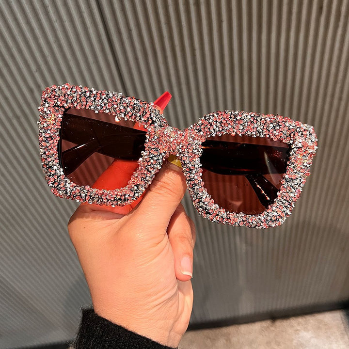 Women's Glamorous Statement Sunglasses with sparkling rhinestone embellishment Kalsten