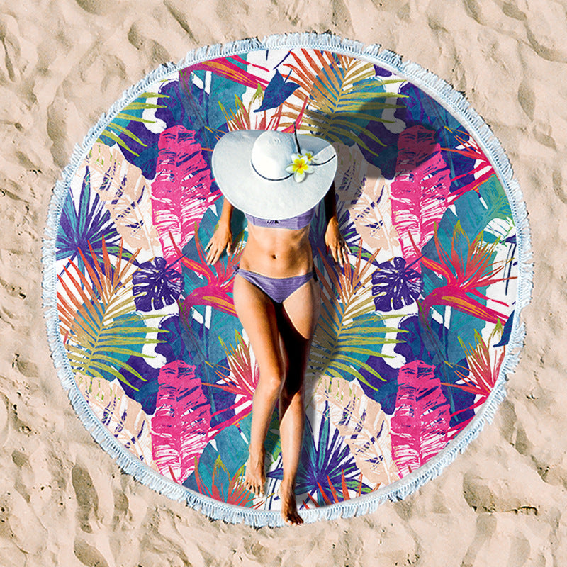 Rundstrand towel with unique sunset design Kalsten