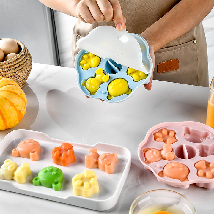 Silicone ice cube mold with animal motifs Kalsten