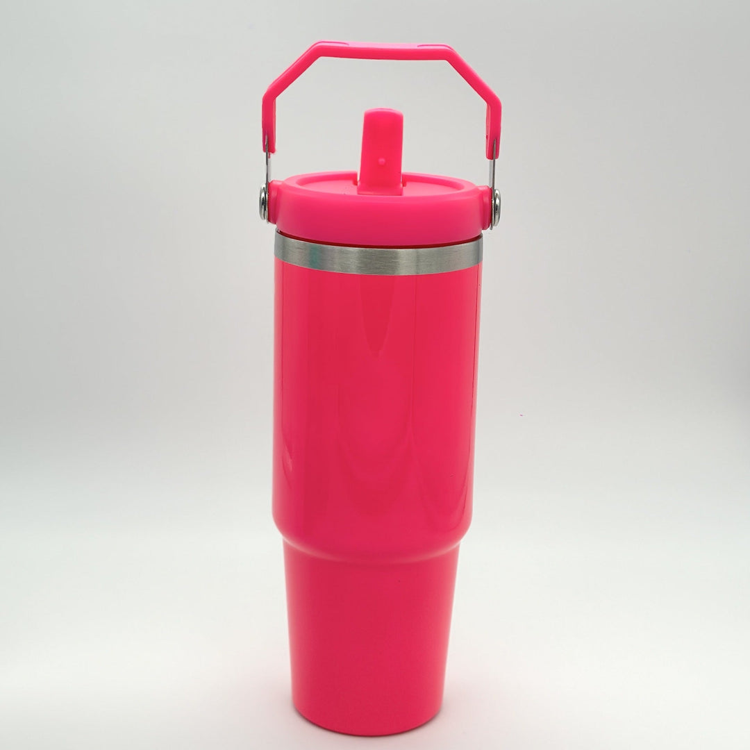 Women's insulating mug with practical folding handles Kalsten