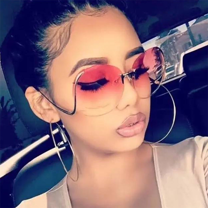 Women’s luxurious oversized sunglasses with innovative frame and UV protection Kalsten