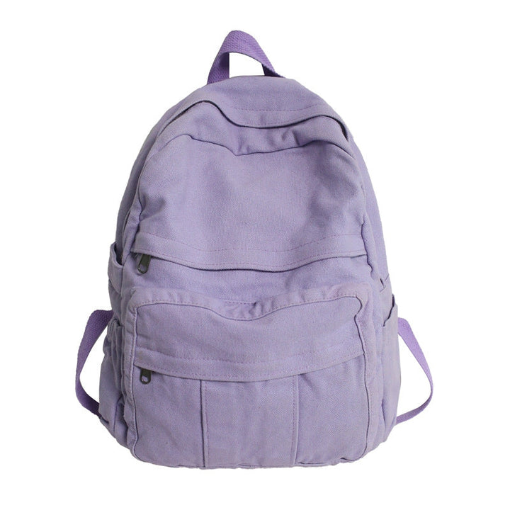 Multi-Functional Canvas School Backpack Kalsten