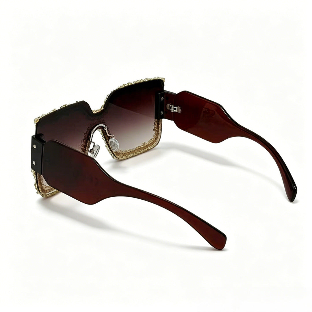 Women's fashionable safety glasses with unique crystal frame Kalsten
