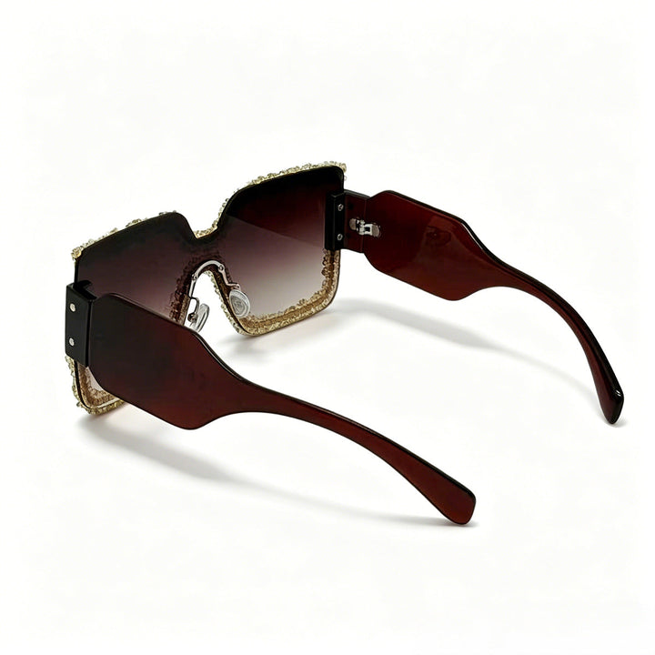 Women's fashionable safety glasses with unique crystal frame Kalsten