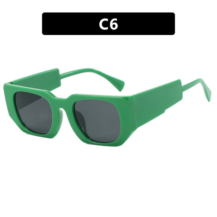 Ladies oversized sunglasses with geometric frame and UV protection Kalsten