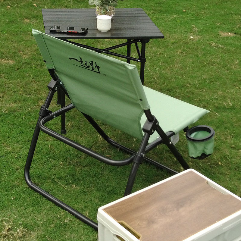 Women Comfortable Folding Chair with Cup Holder Kalsten