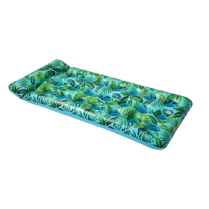 Ladies Inflatable Sun Lounger with Tropical Design Kalsten