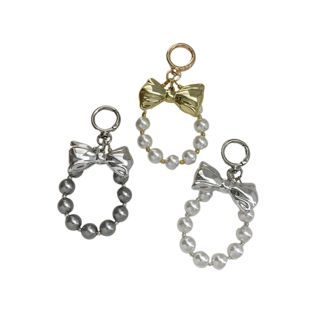 Elegant Pearl Bow Keychain Kalsten