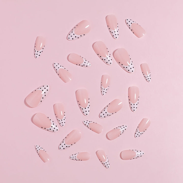 Stylish Polka Dot Design Press-On Nails Kalsten