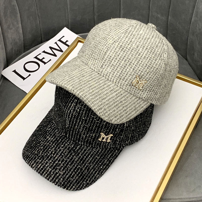 Women's Textured Knit Baseball Cap Kalsten