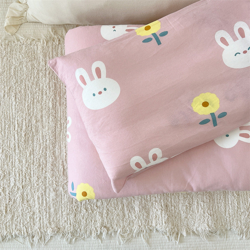 Women's Cozy Cotton Blanket with Loving Bear Pattern Kalsten