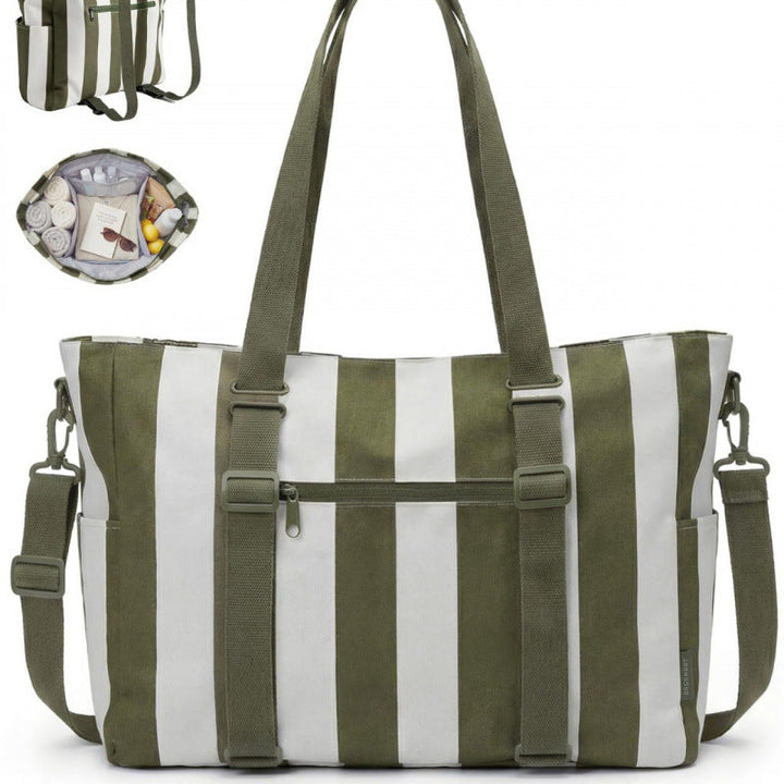 Fashionable tote bag with multifunctional compartments Kalsten
