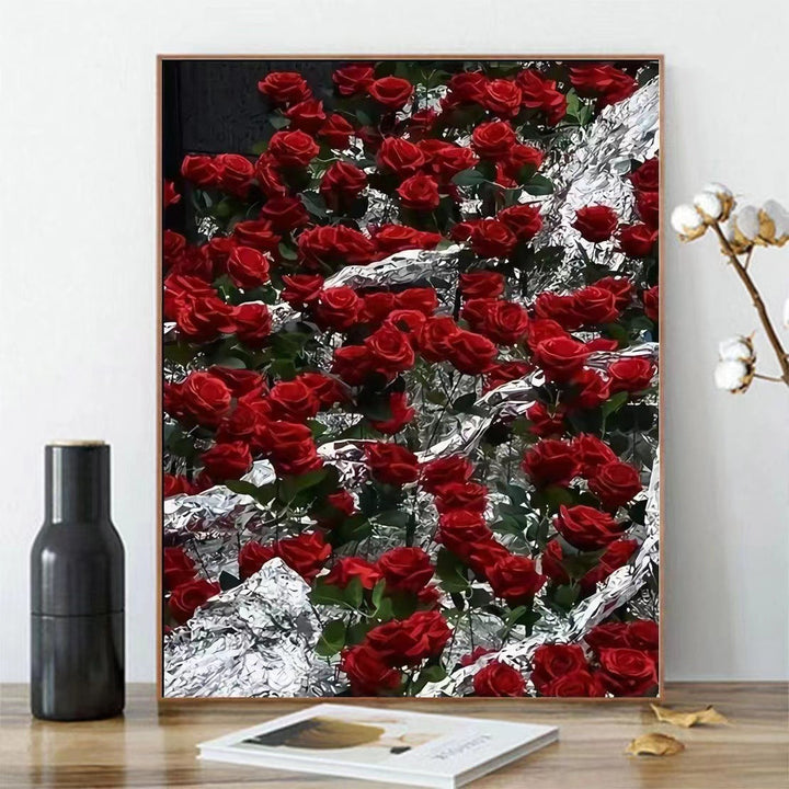 Floral Landscape Canvas Art Kalsten