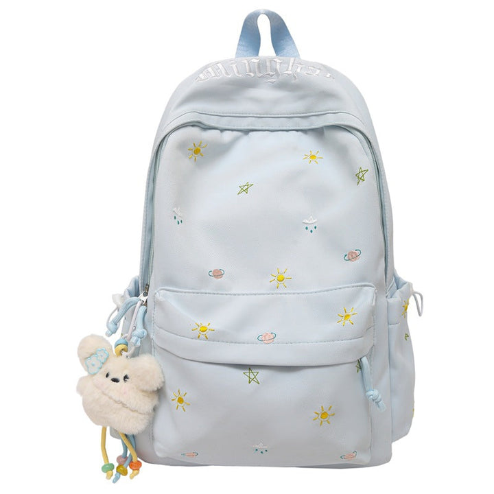 Whimsical Embroidered Backpack Kalsten