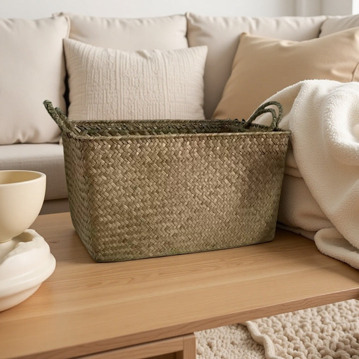 Women's basket with handwoven design Kalsten