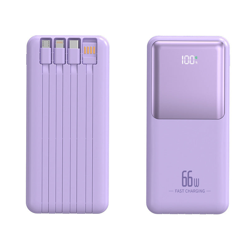 Portable power bank with integrated multifunction charging cable Kalsten