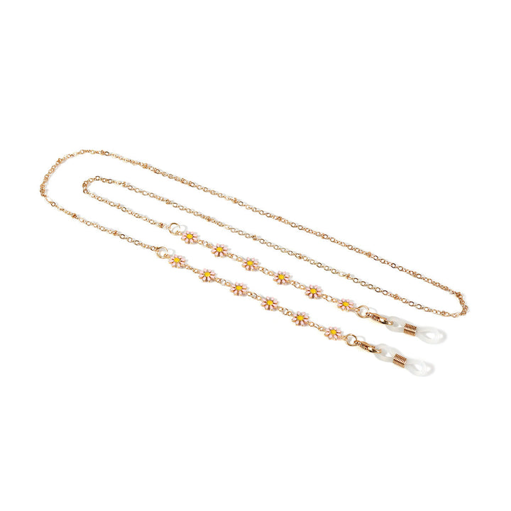 Luxurious Crystal-Embellished Eyewear Chain Kalsten