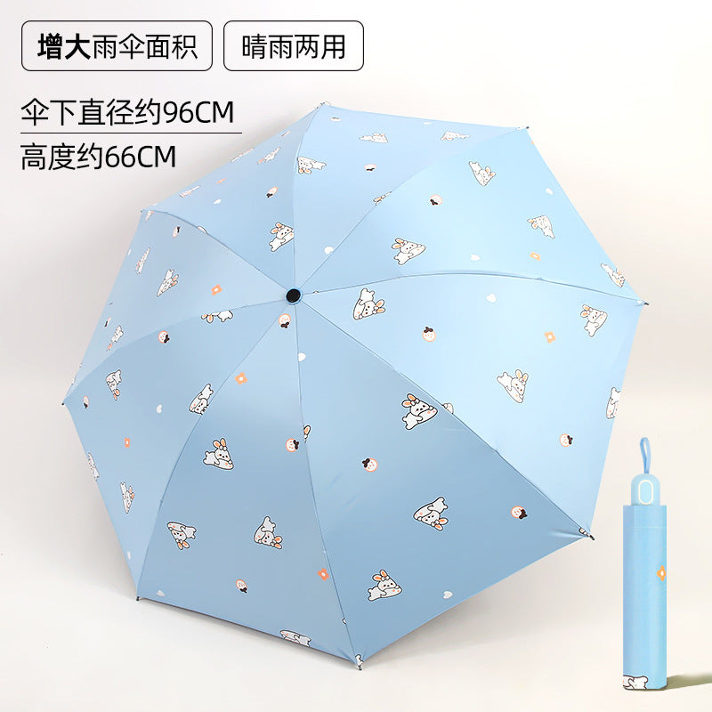 Women's Folding Umbrella with Animal Pattern Kalsten