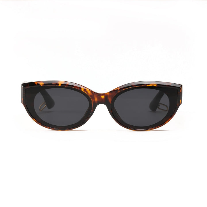 Women's fashionable sunglasses with transparent frame and UV protection Kalsten