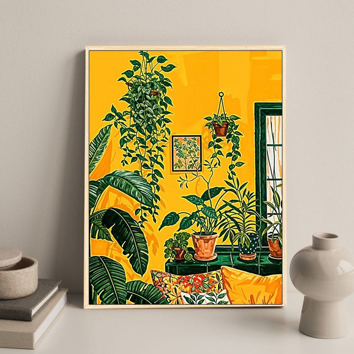 Cozy Floral-Themed Home Decor Art Print Kalsten