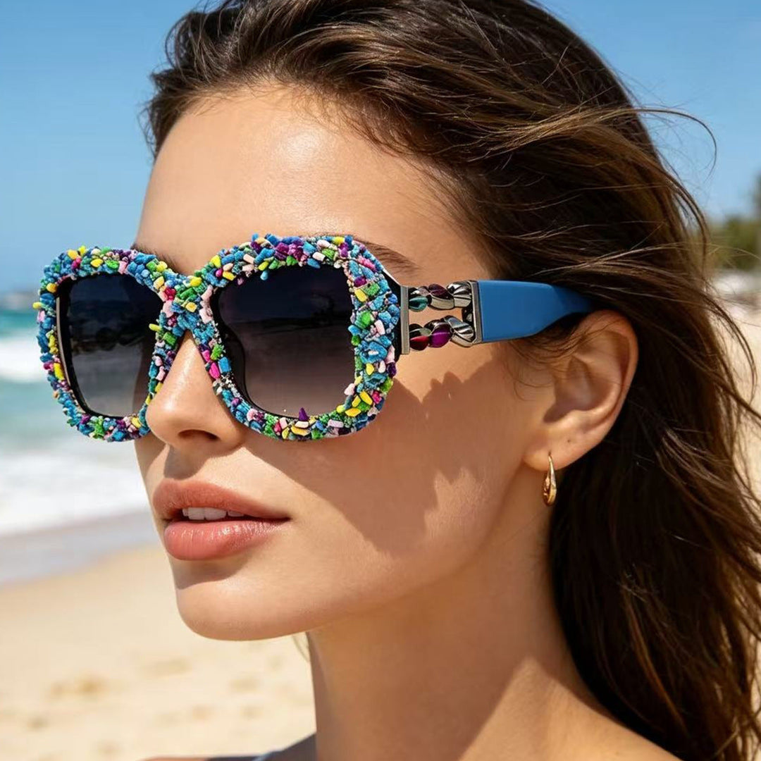 Women's sunglasses with creative candy trim Kalsten