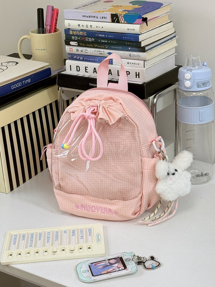 Cute Transparent Mini School Backpack