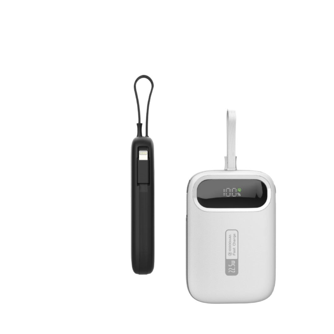 Portable power bank with fast USB-C connection and integrated LED display Kalsten